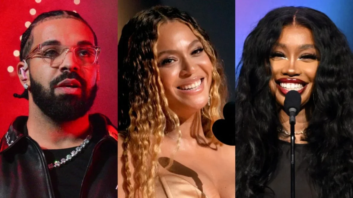 Drake, Beyoncé, SZA